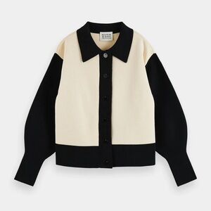 Scotch and Soda Knitted Bowling Jacket